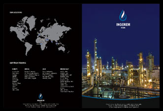 Corporate brochure designed for Ingerem India, Kochi