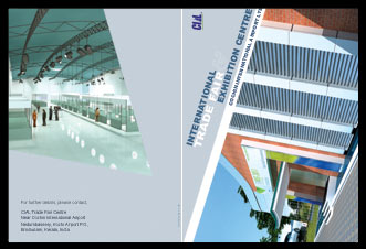 Leaflet brochure design created for CIAL's International Trade & Exhbition Centre