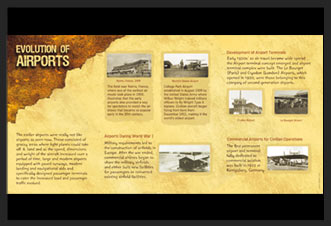 Flex design created for Cochin International Airport Museum (CIAL Museum)