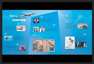 Flex design created for Cochin International Airport Museum (CIAL Museum)